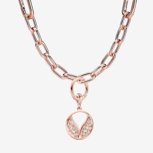Chaîne Pandora Pandora ME Link Chain Necklace Rose Doré | 84VDMHBJU