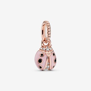 Pendentifs Pandora Pink Ladybird Lucky Jewelry | 91XSDCTNB