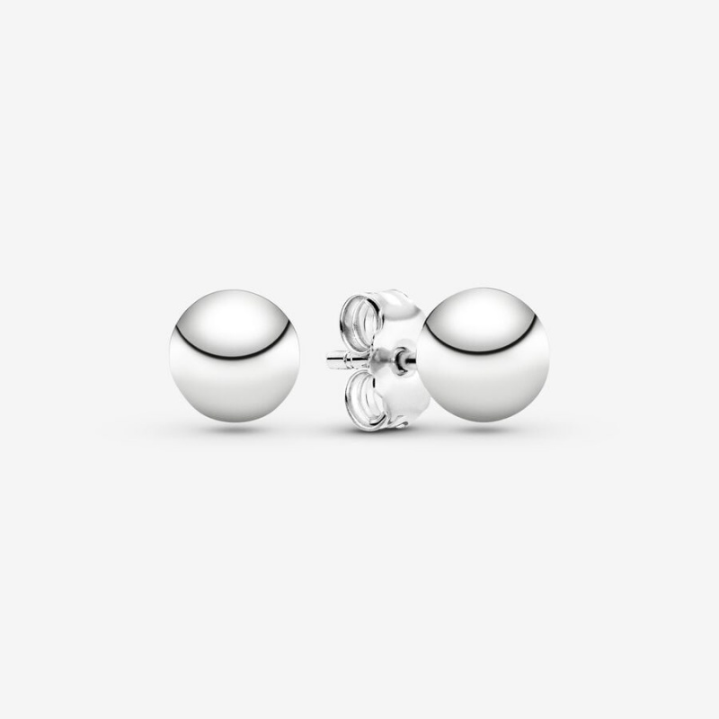 Clous d\'Oreilles Pandora Classiche Beads Argent | 19WQTIDMV